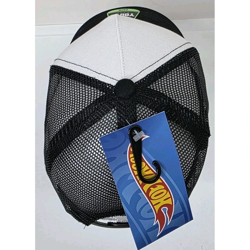 Hot Wheels Snapback Hat Cap Black, White Hot Wheels‎ Logo Kids Adults Unisex